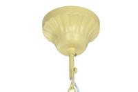 Plafondlamp DKD Home Decor Metaal Bruin Geel 50 W Hout MDF (35 x 35 x 95 cm) - thumbnail