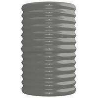 Plantenbak 224x40x68 cm gepoedercoat staal grijs - thumbnail