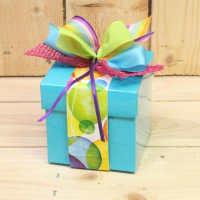 Bonbon doosjes - Chocolade doosje - Azuur KC ballon - 24 stuks