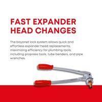 Rothenberger Expandertang | expanderkoppen tot 42 mm (1 3/4 inch) | 1,0 kg | 1 stuk - 12400 12400 - thumbnail