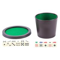 Longfield Pokerbeker met deksel en dobbelstenen - thumbnail