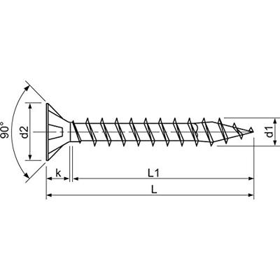 SPAX 1197000400403 R 88091 Senkkopf T-STAR Houtschroef 4 mm 40 mm T-STAR plus RVS A2 200 stuk(s) SPAX 1197000400403 R 88091 Senkkopf T-STAR Houtschroef 4 mm 40 mm T-STAR plus RVS A2 200 stuk(s)