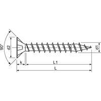SPAX 1197000400403 R 88091 Senkkopf T-STAR Houtschroef 4 mm 40 mm T-STAR plus RVS A2 200 stuk(s) - thumbnail