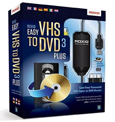 Corel Roxio Easy VHS to DVD 3 Plus video capture board USB 2.0 Corel Roxio Easy VHS to DVD 3 Plus video capture board USB 2.0
