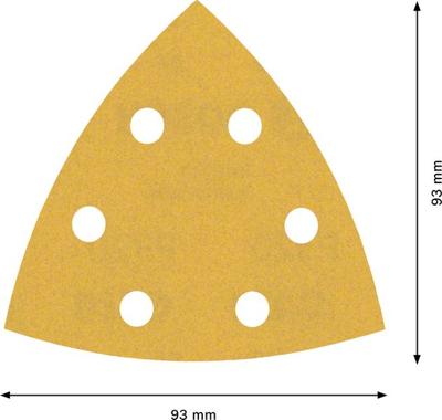 Bosch Accessories EXPERT C470 2608900830 Deltaschuurpapier Geperforeerd Korrelgrootte (num) 320 (l x b) 93 mm x 93 mm 5 stuk(s) Bosch Accessories EXPERT C470 2608900830 Deltaschuurpapier Geperforeerd Korrelgrootte (num) 320 (l x b) 93 mm x 93 mm 5 stuk(s)