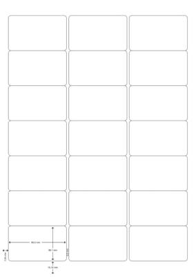 Q-CONNECT etiketten, wit, ronde hoeken, 63,5 x 38,1 mm, 100 vel, 21 etiketten per vel Q-CONNECT etiketten, wit, ronde hoeken, 63,5 x 38,1 mm, 100 vel, 21 etiketten per vel