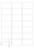 Q-CONNECT etiketten, wit, ronde hoeken, 63,5 x 38,1 mm, 100 vel, 21 etiketten per vel - thumbnail