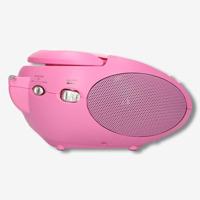 Draagbare FM-radio met CD Pink - thumbnail