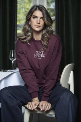 Elvira Casuals Sweater Montmartre E4 25-034 Sweater 571 Burgundy