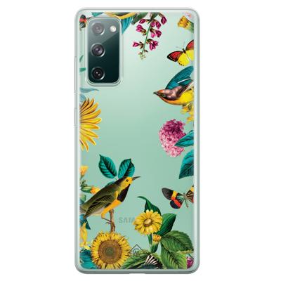 Samsung Galaxy S20 FE transparant hoesje - Sunflowers