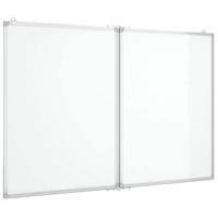 Whiteboard magnetisch inklapbaar 120x100x1,7 cm aluminium - thumbnail