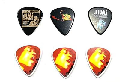 Dunlop JHP03H Jimi Hendrix Electric Ladyland plectrumset (6 stuks, heavy) Dunlop JHP03H Jimi Hendrix Electric Ladyland plectrumset (6 stuks, heavy)
