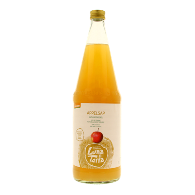 Appelsap natuurtroebel bio dem 1 Liter