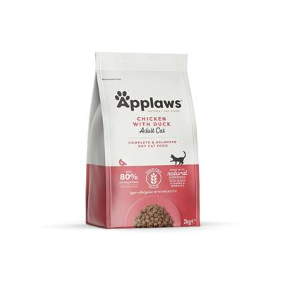 APPLAWS Chicken with duck - droog kattenvoer - 2kg