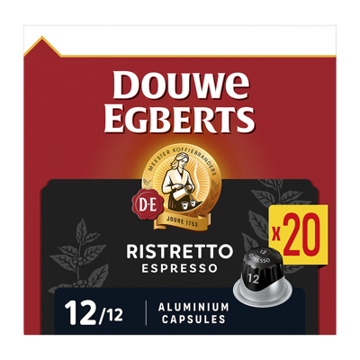 Douwe Egberts Espresso Ristretto - 20 koffiecups