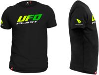 UFO PLAST t-shirt leisure shirt ufo black/green gr. xl - thumbnail