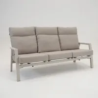 Loungebank ohio crème 3-pers - thumbnail