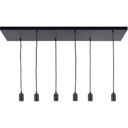 Highlight Plafondplaat 6 lichts L 100 x B 35 cm met snoer en fittingen