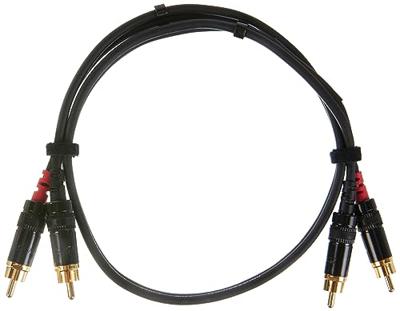 Cordial CFU 0.6 CC Rean stereo RCA tulpkabel 60cm