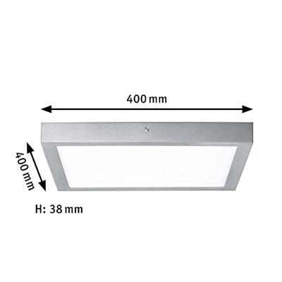 Paulmann Lunar 706.51 LED-paneel 22 W Warmwit Chroom (mat) Paulmann Lunar 706.51 LED-paneel 22 W Warmwit Chroom (mat)