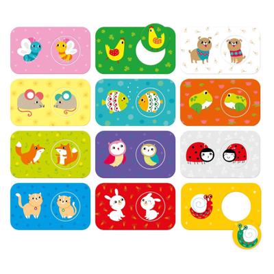 Banana Panda - zoek dezelfde vriendjes puzzels - 12st. Banana Panda - zoek dezelfde vriendjes puzzels - 12st.