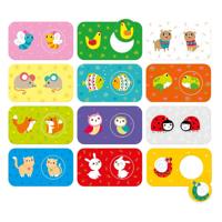 Banana Panda - zoek dezelfde vriendjes puzzels - 12st. - thumbnail