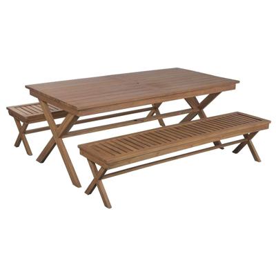 Eettafel Home ESPRIT Bruin Teakboom 200 x 100 x 78 cm