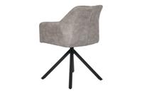 Stoel DKD Home Decor Zwart Grijs 55 x 58 x 83 cm - thumbnail