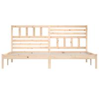 Bedframe zonder matras massief grenenhout 180x200 cm - thumbnail
