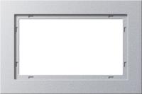 Gira afdekraam aluminium E2 1,5VD 100125 - thumbnail