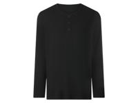 esmara Men Heren longsleeve (Zwart, XL) - thumbnail