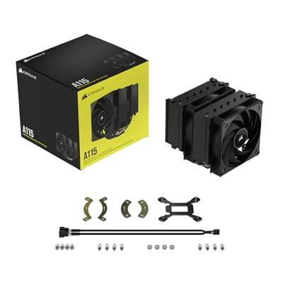 Corsair A115 CPU-koellichaam passief Intel LGA 1150, Intel LGA 1151, Intel LGA 1155, Intel LGA 1156, Intel LGA 1200, Intel LGA 1700, AMD AM4, AMD AM5 - thumbnail