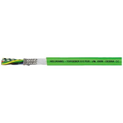 Helukabel TOPGEBER 512 Encoderkabel 8 x 0.14 mm² + 2 x 1 mm² Groen 707406 50 m