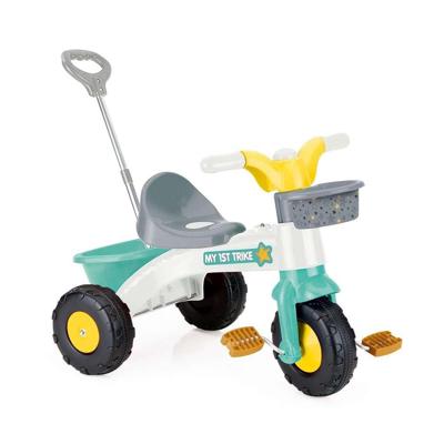 Dolu driewieler 70x47x70 cm groen/geel/wit/grijs Dolu driewieler 70x47x70 cm groen/geel/wit/grijs