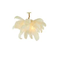 Light & Living Hanglamp 'Feather' Ø80cm, kleur Wit - thumbnail