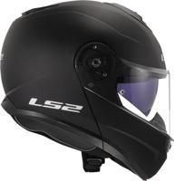 LS2 opklapbare helm "ff908 strobe ii solid" helmet ff908 strob.ii solid xl black matt - thumbnail