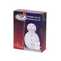 Sneeuwpop lichtketting LED op batterij 275 cm | 24 stuks - thumbnail