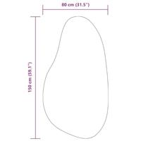 VidaXL Vloerkleden huarte bosgroen 80 x 150 cm polyester - thumbnail