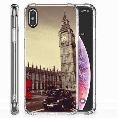 Apple iPhone X | Xs Telefoonhoesje met valbescherming Londen Apple iPhone X | Xs Telefoonhoesje met valbescherming Londen