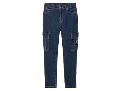 pepperts! Jongens cargojeans (158, Donkerblauw)