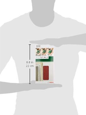 Bosch Accessoires Schuurbladenset | 93X185mm | G60 | Wp | 8 Gaten | Velc | 10-delig - 2609256A81