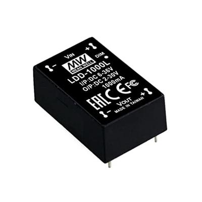 MEAN WELL LDD-1000L DC/DC-converter, print 52 W Aantal uitgangen: 1 x Inhoud 1 stuk(s)