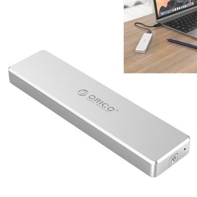 ORICO PCM2-C3 M. 2 M-sleutel tot USB 3 1 Gen2 USB-C/type-C push-top Solid State schijfbehuizing de maximale draagkracht: 2 TB (zilver)