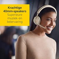 Evolve2 65 MS Mono Beige - Bluetooth Headset - op oor - omkeerbaar - Bluetooth - draadloos - USB-A - thumbnail