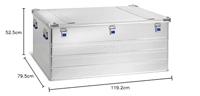 Alutec INDUSTRY 425 13425 Transportkist Aluminium (l x b x h) 1192 x 790 x 514 mm - thumbnail