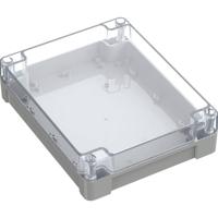 TRU COMPONENTS 6U07241906437 TC-13865188 Industriële behuizing 240 x 191.3 x 61.7 ABS-PC Lichtgrijs, Transparant 1 stuk(s) - thumbnail