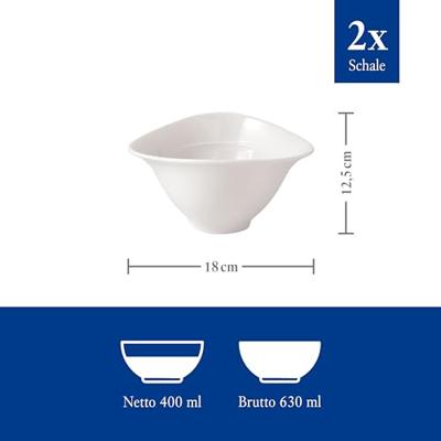 Villeroy & Boch Soepkommen / Kommen Vapiano 16 x 18 cm - 2 stuks - thumbnail