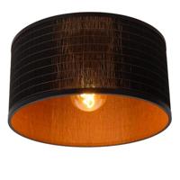 Lucide TAGALOG - Plafonnière - Ø 40 cm - 1xE27 - Zwart - thumbnail