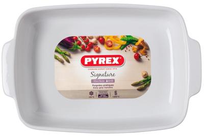 Pyrex Signature ovenschaal keramiek wit 35x25cm