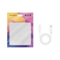 NANOCABLE 10.01.2103-W USB 2.0-kabel, 3 A, USB-C/M-A/M, wit, 3 m - thumbnail